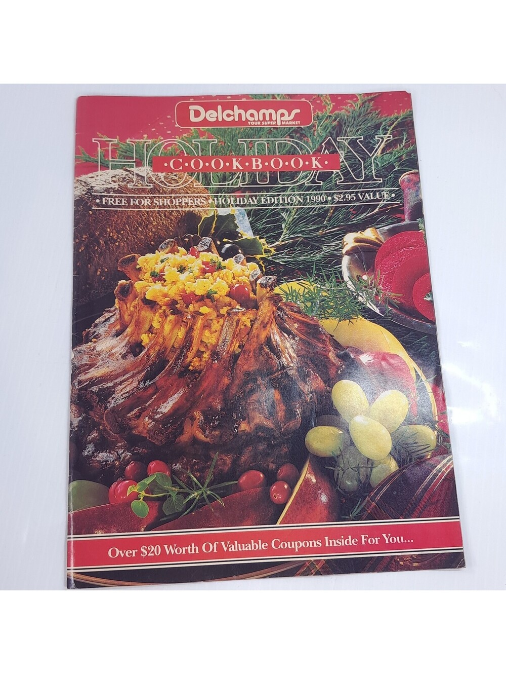 Delchamps Holiday Cookbook Magazine 1990 grocery store supermarket Vintage